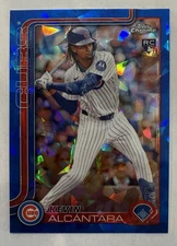 2025 Topps Chrome Sapphire Edition Kevin Alcántara Rookie #173 Chicago Cubs