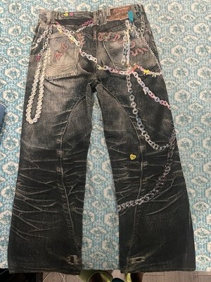 Acne Studios 1981F トロンプルイユデニム 34 Y2K Acne Studios 1981F トロンプルイユデニム 34 Y2K