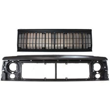 Grille For 1991-1996 Jeep Cherokee Painted Black Shell And Insert Kit Grille For 1991-1996 Jeep Cherokee Painted Black Shell And Insert Kit