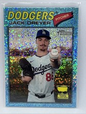 2026 Topps Heritage Light Blue Sparkle  JACK DREYER #115 Dodgers