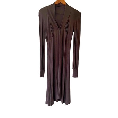 Sisley Women's Chocolate Brown Jersey Dress, Size Medium | eBay Sisley Women's Chocolate Brown Jersey Dress, Size Medium | eBay