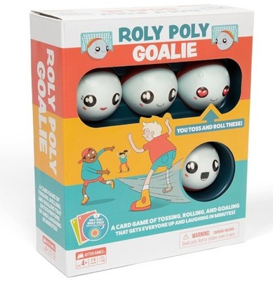 Exploding Kittens Roly Poly Goalie 2-6 Players- Ages 4+-10 Minutes to Play-Card