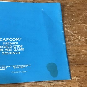 Captain Commando NES Game Instruction Manual Ghosts &lsquo;N Goblins Manual Only