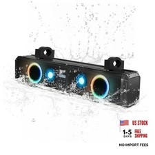 26'' UTV Sound Bar, IP66 Waterproof SXS Sound Bar, RGB UTV Speakers, 3 EQ