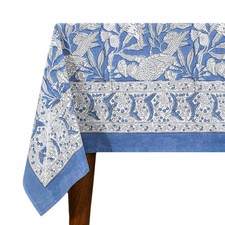 Floral Table Cover, Hand Block Prints Table Cloths, Indian Cotton Tablecloths