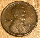 1910 S Lincoln Head Cent - Fine to VF - Semi-Key