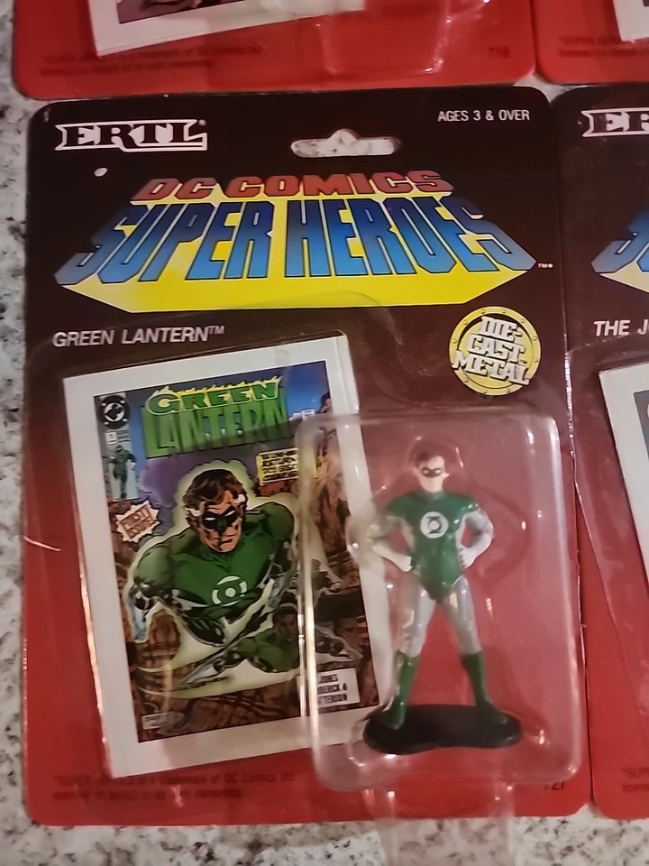 Lote De 10 1990 Ertl DC Super Heroes Juego Completo Diecast NUEVO SIN CAJA Foto 3 de 4