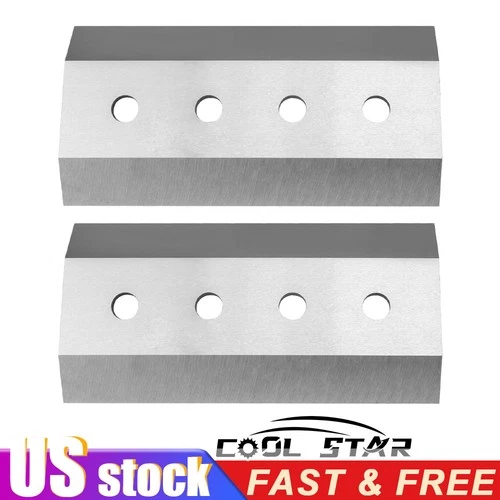 2Pack Brush Chipper Knives With 4 Holes For Vermeer BC1000XL BC1000XL