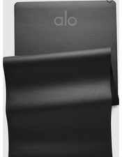 Tapis Alo Yoga Warrior noir léger neuf avec étiquette RARE 158€
