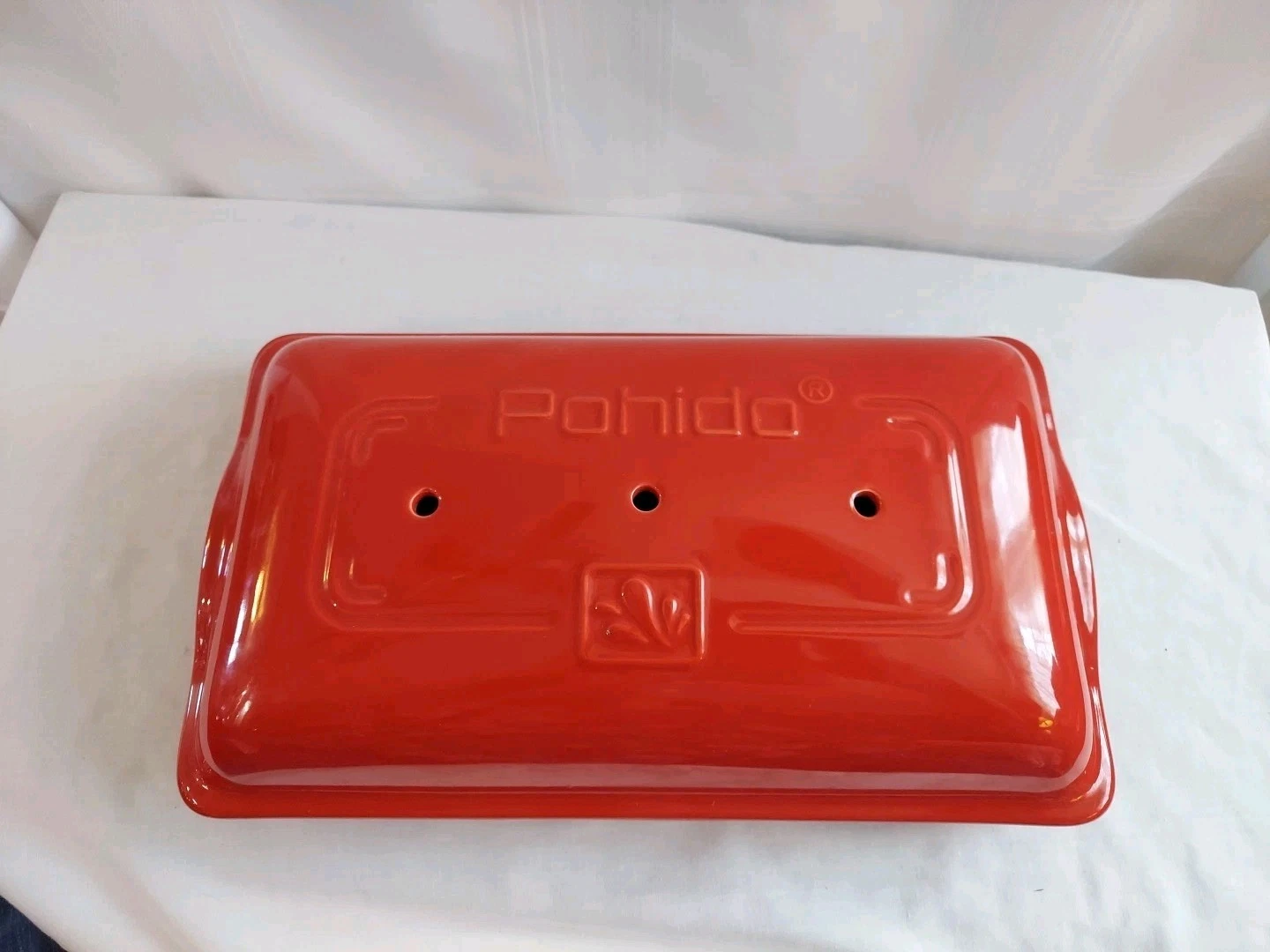 NEW Pohido Ceramic French Baguette Baker 3-Loaf Bread Maker Pan 39x23 CM (U6)