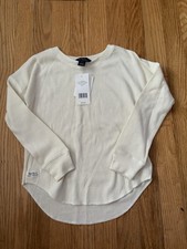 NWT Girls Polo Ralph Lauren Waffle Knit Long Sleeve Shirt - Size 6
