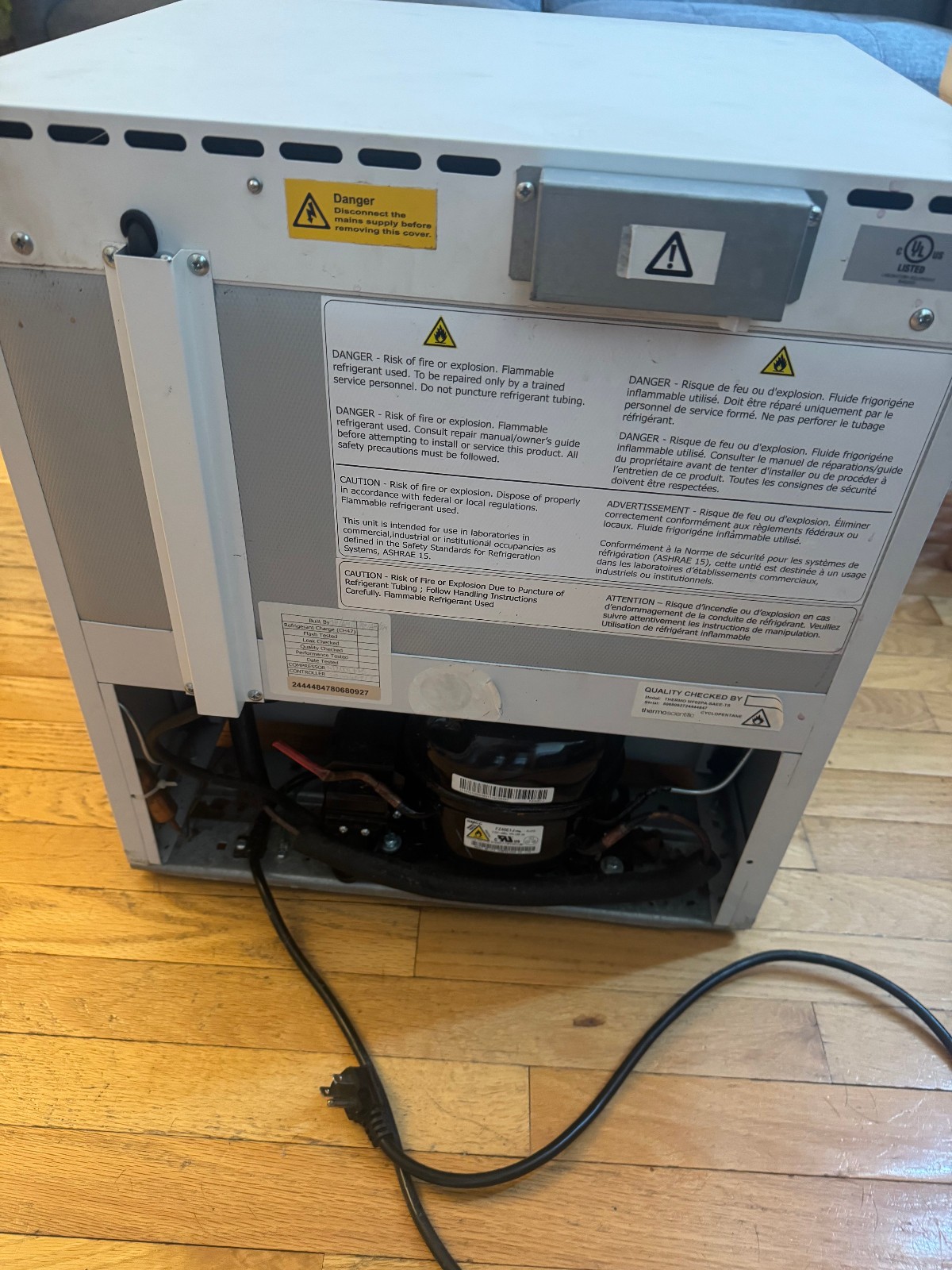 THERMO SCIENTIFIC GPF Series Model: Thermo MF02PA-SAEE-TS Lab Freezer