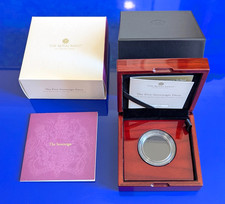 Empty - 2022 Royal Mint Gold BU Five Sovereign Piece Box & COA