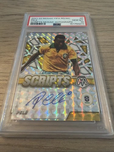 2021-22 Panini Mosaic FIFA Road to World Cup - Scripts Mosaic Pelé #S-P (AU)