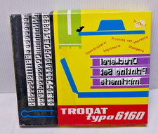 Trodat typo 6160 Rubber Stamp Making Kit New Vintage Collectible Printing set