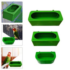 Bird Cage Feeder Small Bird Bath Tub Bird Food Bowl Bird Parrot Cage Bowl