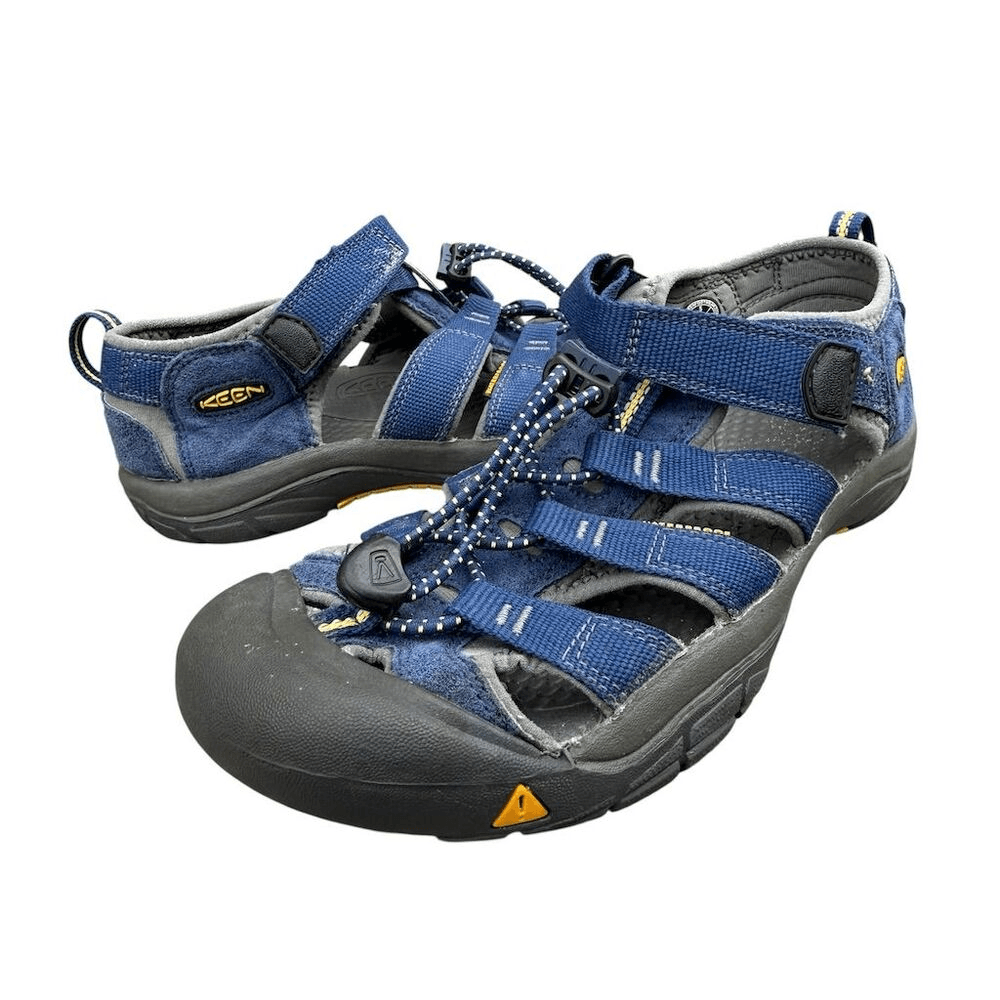 Sandali da esterno per bambini Keen Newport H2 blu grigio taglia US 5 escursionismo