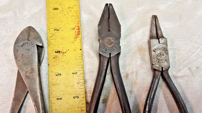 lineman pliers side cutters Vintage   Kraeuter Lineman Pliers .