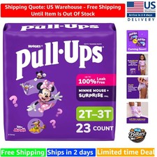 23 Count Girls' Potty Training Underwear, Size 2T-3T - Soft Leak-Free Comfort