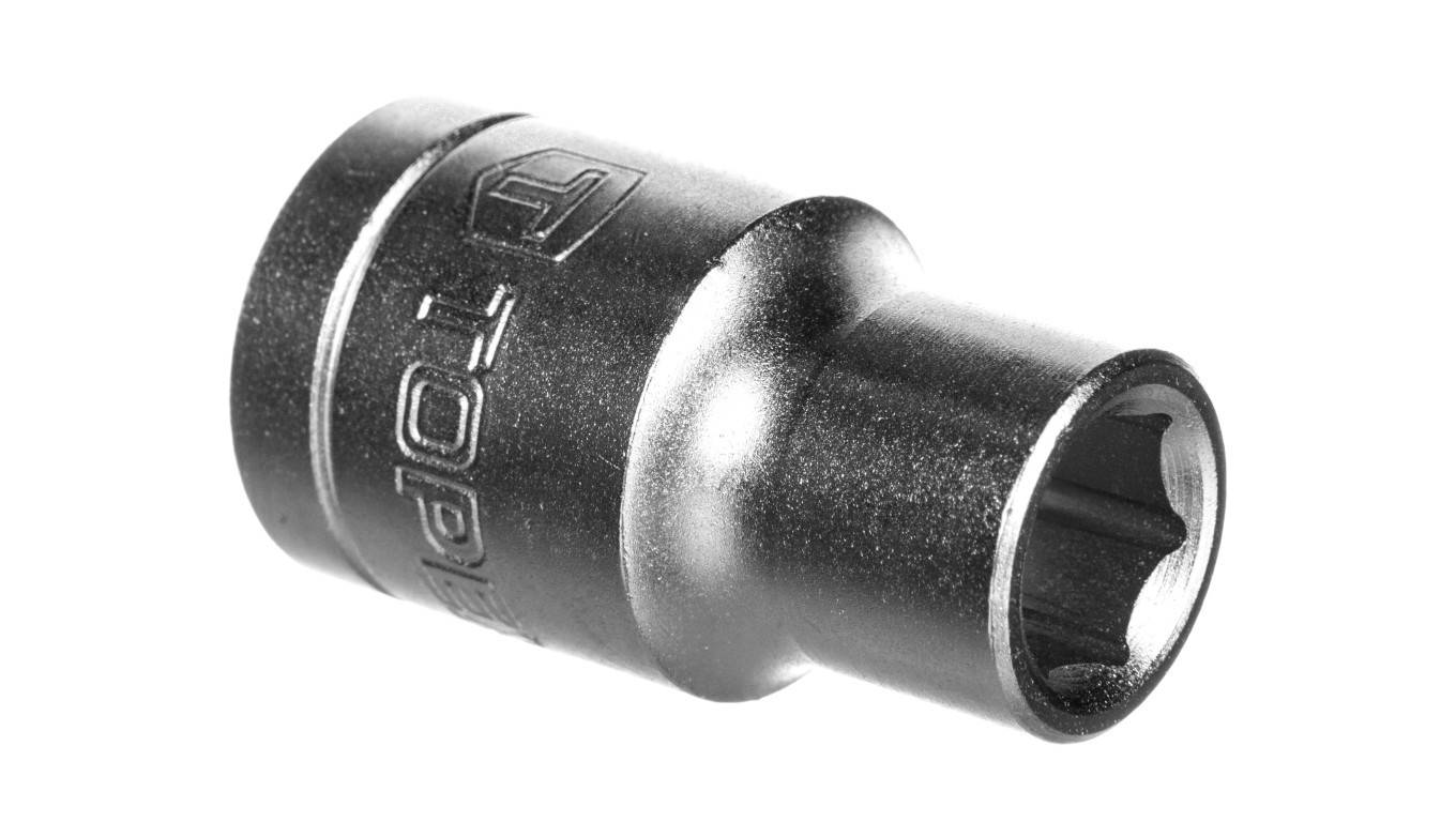 Socket 10mm 1/2 inch hexagonal CrV steel short 38D710 /T2UK