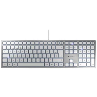 Cherry KC 6000 SLIM Wired Keyboard for Office (Silver) - image 1 of 4