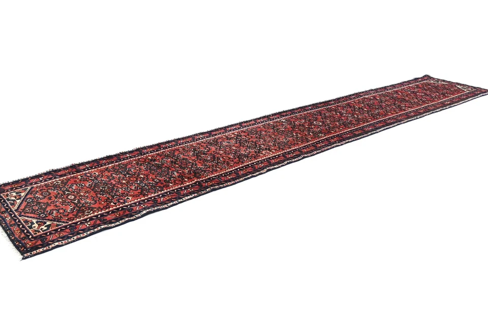 Vintage Handmade Runner Rug 2'3X13'5 ft Tribal Oriental Kitchen Hallway Carpet - Image 3 of 4