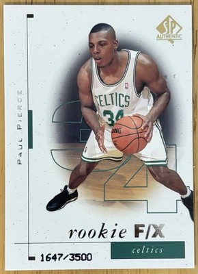 1998-99 SP Authentic Paul Pierce Rookie F/X RC # /3500 (B)