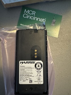 New Old Stock OEM Harris XG-100p Lithium Ion Li-Ion Battery Pack 3100mAh IS