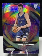 2024-25 Panini Prizm - Instant Impact Zach Edey #25 Silver Prizm (RC)