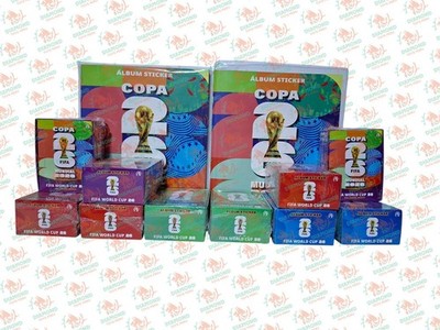 10 BOXES VARIED COLORS 2026 FIFA WORLD CUP USA PERU STICKERS - FE -FREE SHIPPING