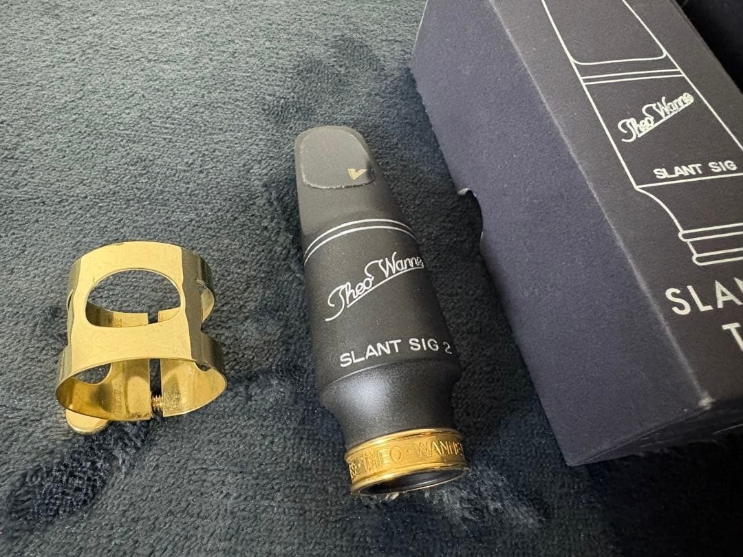 Theo Wanne Slant Sig 2 #7 Tenor Sax Mouthpiece Hard Rubber w