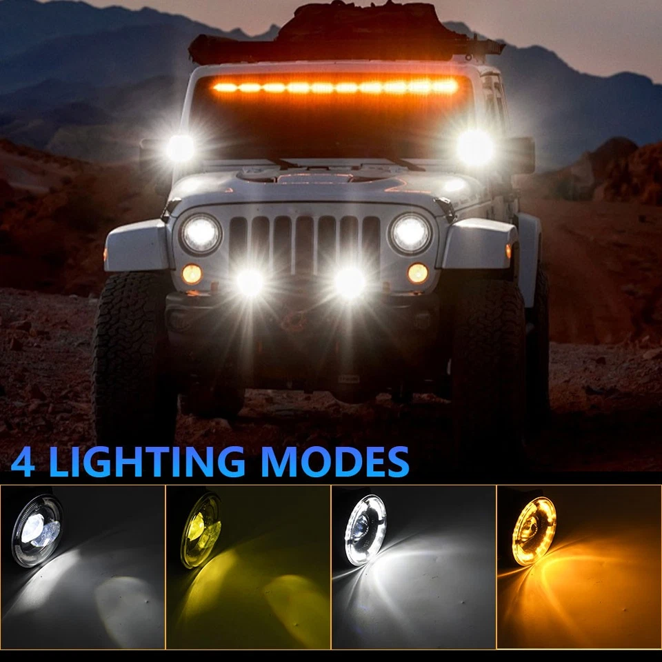 4" Inch LED Fog Lights Front Bumper Driving Lamps For Acura TL Sedan 2012-2014 - Imagem 2 de 4