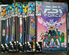 Marvel Comics Copper Age Lot Of 13 PSI Force Dupes Included 1-4 & 6-8