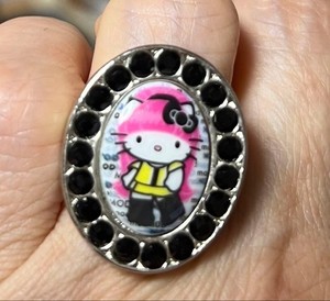 Hello Kitty Swarovski Ring | eBay