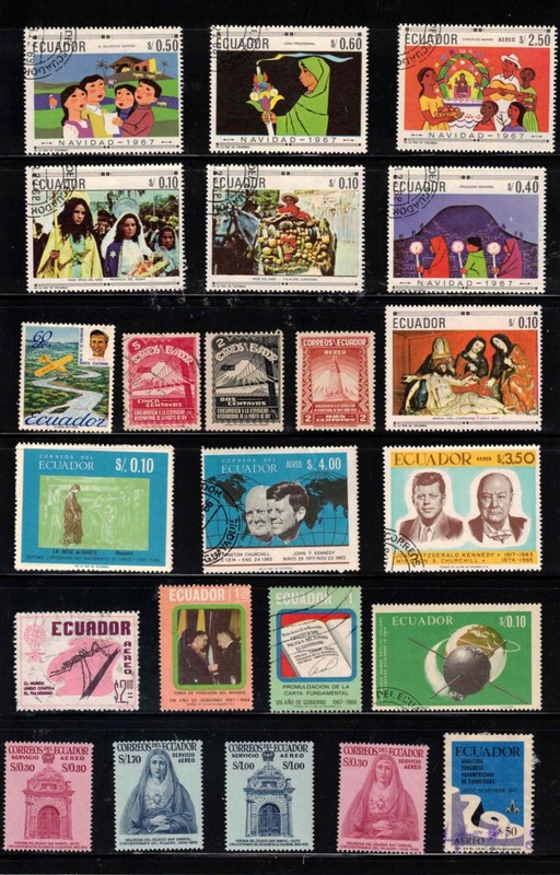 ECUADOR Stamps,  ,Worldwide Lot Collection