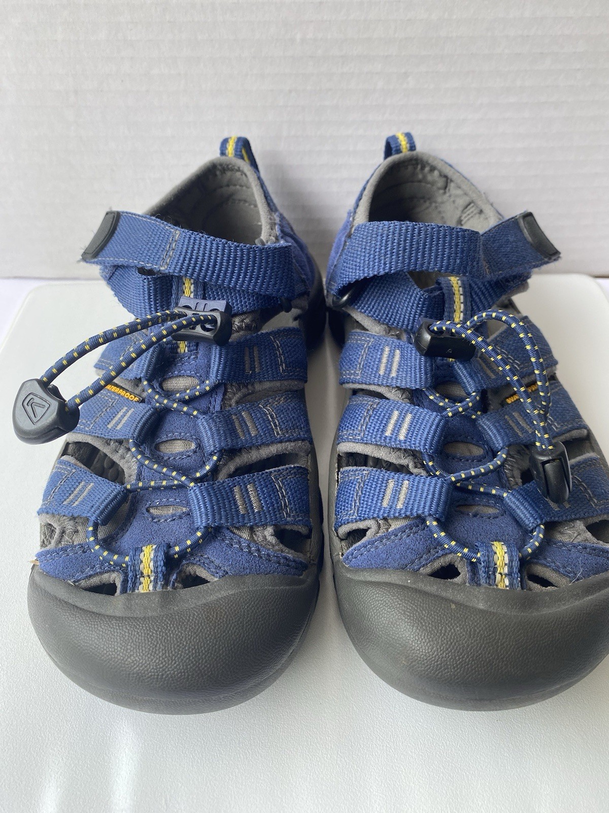 Sandali da trekking impermeabili Keen giovani 1 Newport H2 blu gancio e passante 1009962