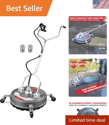 #ad 18quot; High Performance Pressure Washer Attachment for Fast amp; Easy Outdoor Cleaning $453.04