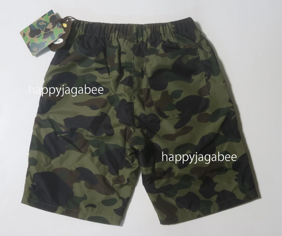 A BATHING APE BAPE KIDS 1ST CAMO ONE POINT BEACH SHORTS 1L80353003 b - Image 4 of 4