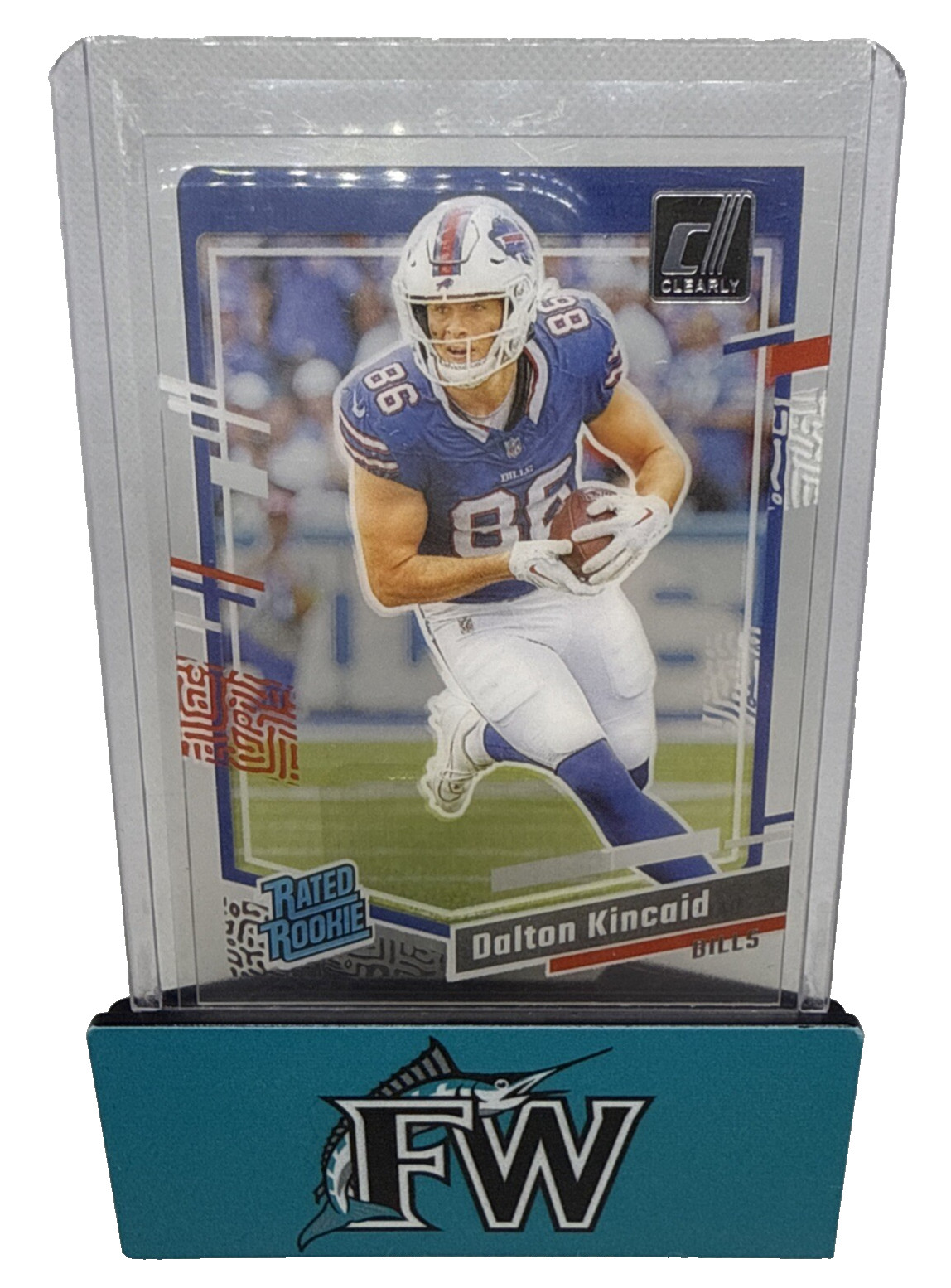 2023 Clearly Donruss Dalton Kincaid #57 Rated Rookie RC Bills