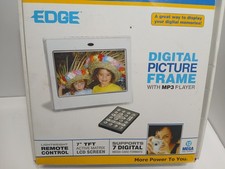 EDGE DIGITAL PICTURE FRAME WITH MP3 PLAYER PE204723