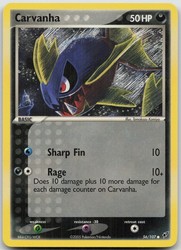 Carvanha 56/107 EX Deoxys Common
