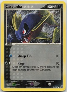 Carvanha 56/107 EX Deoxys Common