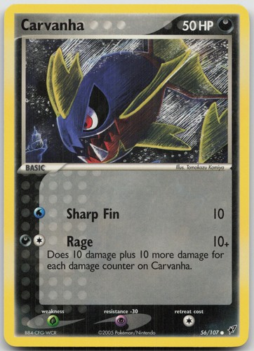 Carvanha 56/107 EX Deoxys Common