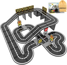 Magnetic Tiles Road Expansion Set, STEM Magnetic Building Blocks for Kids Ages 3