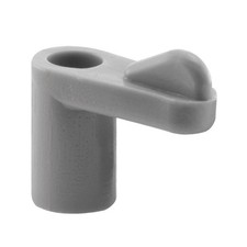Prime-Line Gray Plastic Screen Clip For 7/16 inch 4 pk Pack of 6