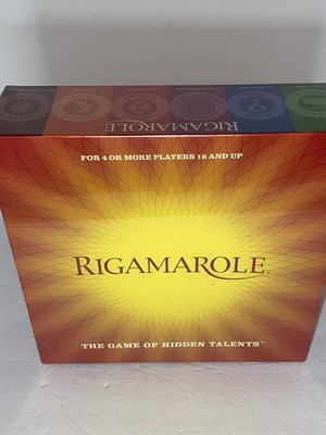 Rigamarole The Game of Hidden Talents Board Game Sealed BRAND NEW From 2004