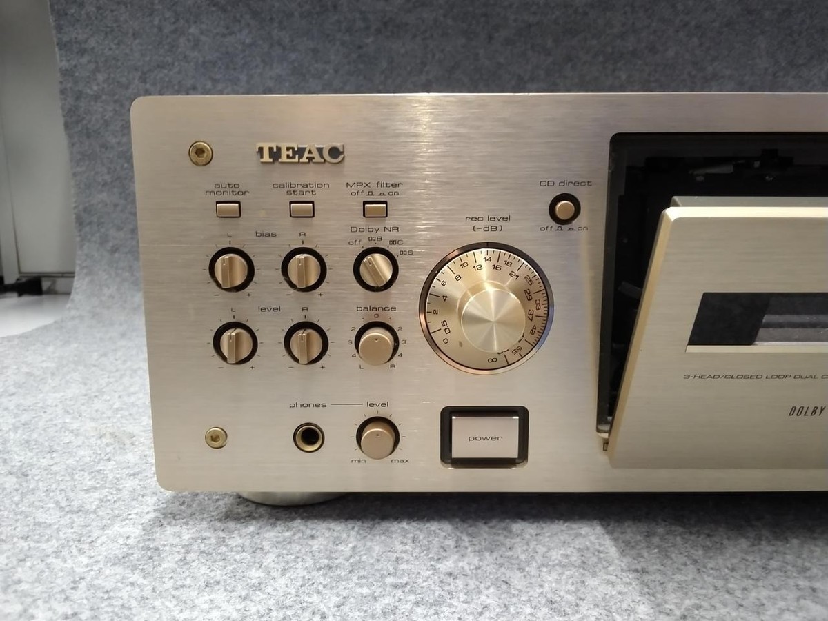 TEAC V-6030S 3 Head Dual Capstan Cassette Deck Tray Not Closing