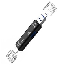 USB 3.0 Type C / USB / Micro USB SD TF Memory Card Reader OTG Adapter