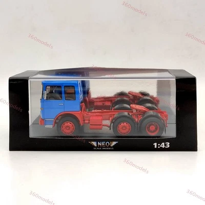 NEO 1/43 MAN 16304 F7 1968 Tractor Truck Blue Resin Model Car Limited Collection - Photo 1/4