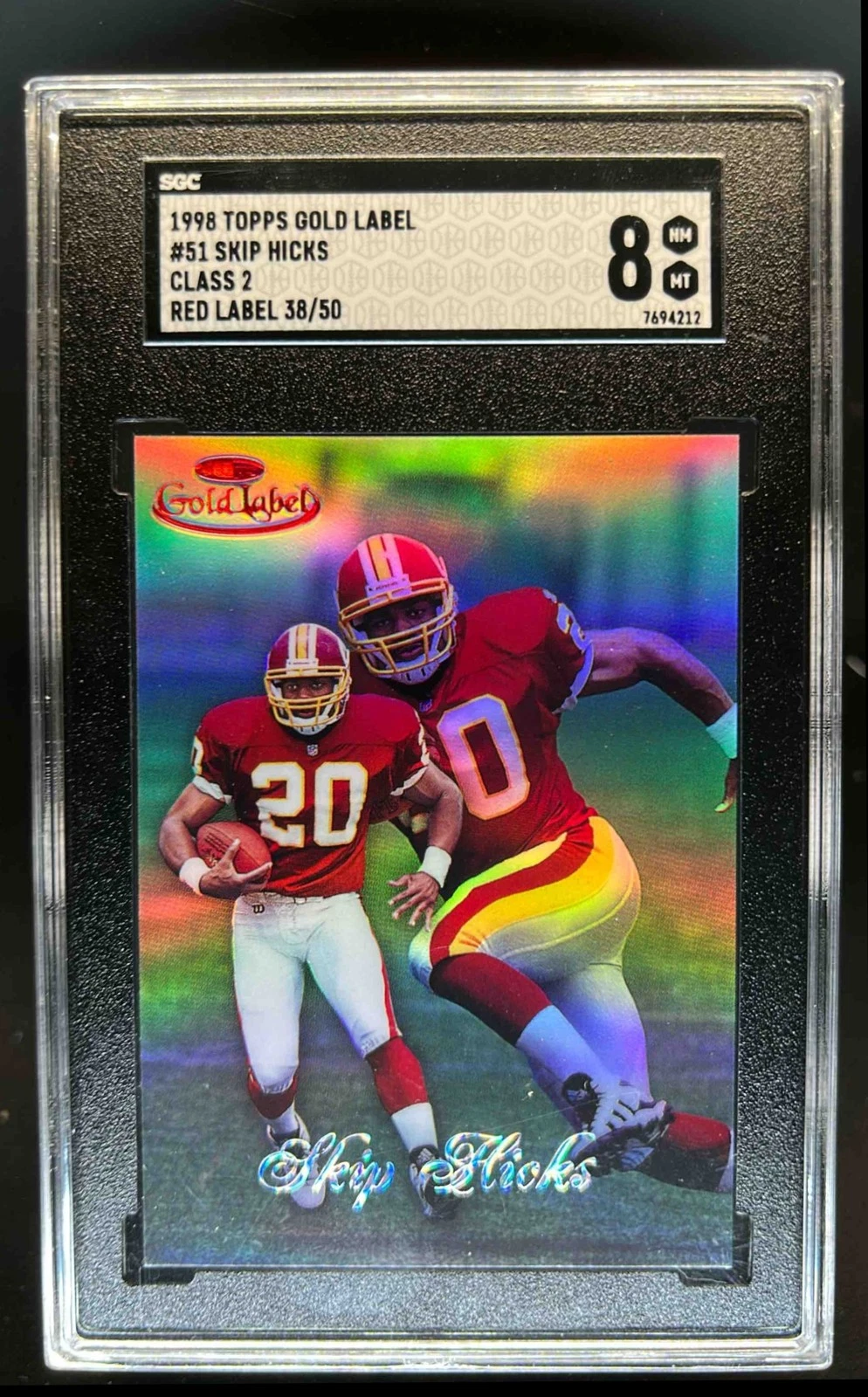 Skip Hicks Topps Gold Label Class 2 #51 Class 2-Red Label